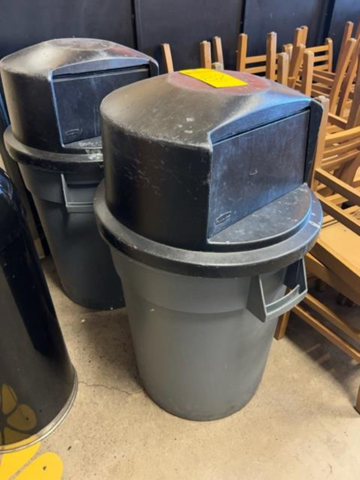 (2) Rubbermaid Garbage Cans