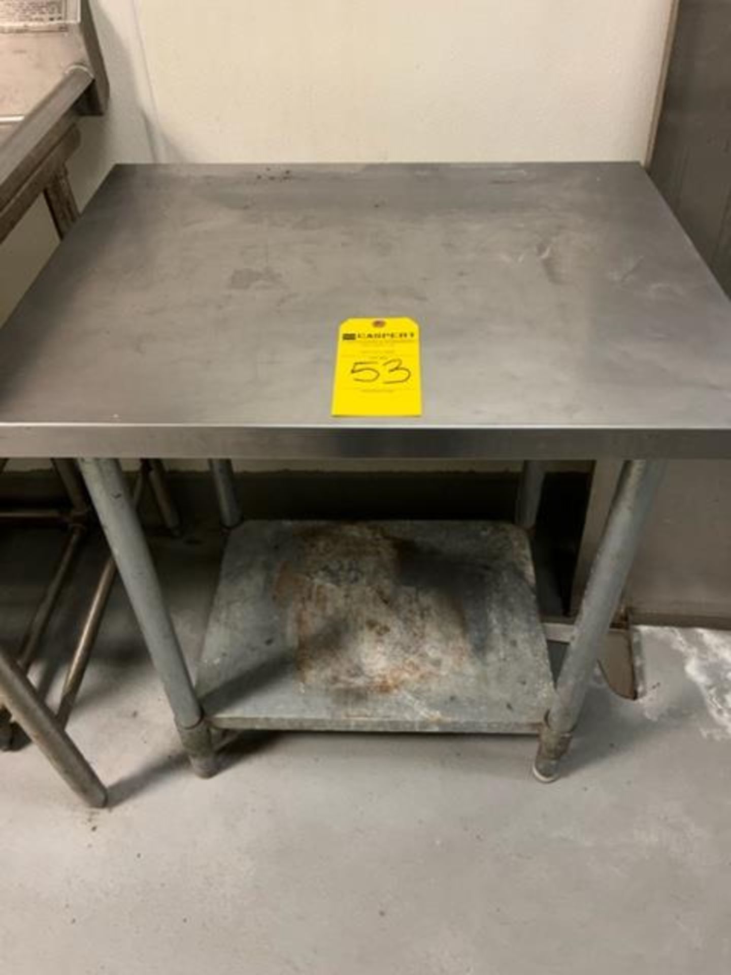 Stainless Steel Prep Table, 24" x 30"