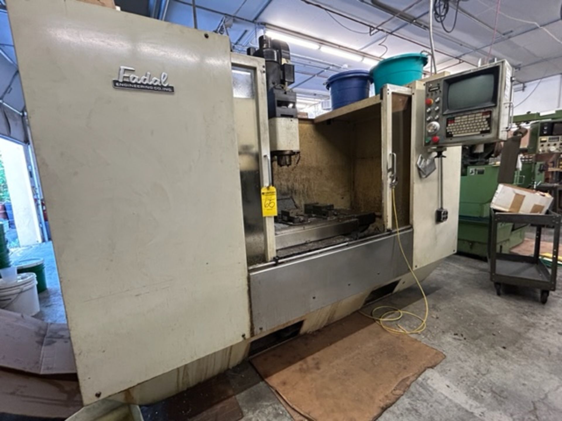 1991 Fadal VMC4020HT CNC 88 3-Phase 230V 60 Hz Vertical Machining Center M: 906-1, SN: 9105309