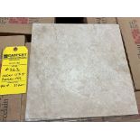 CREAM PORCELAIN TILE 13" X 13" - 400 SQ FT