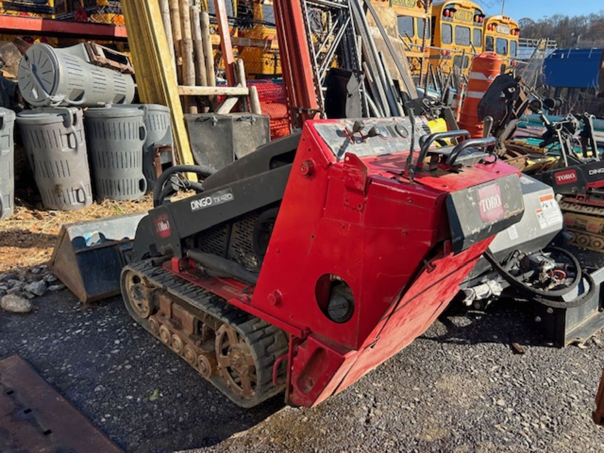 Toro Dingo TX-420 Compact Utility Loader with Extra Plow & Bucket - Image 2 of 6