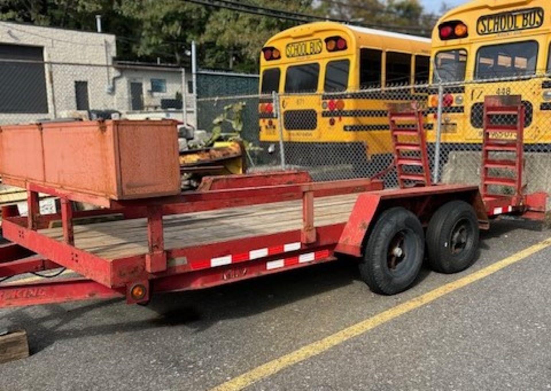 2001 Trailer King Dual Axle Trailer with Ramps, 6-1/2' x 16', M: 5HD16, 10,000 Lb. Capacity - Image 2 of 6