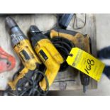 (3) Assorted DeWalt Tools