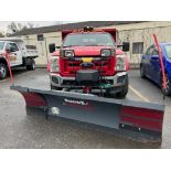 2012 Ford XL F-550 Super Duty Dump Truck with SnowEx Power Plow & AirFlo Salt Spreader