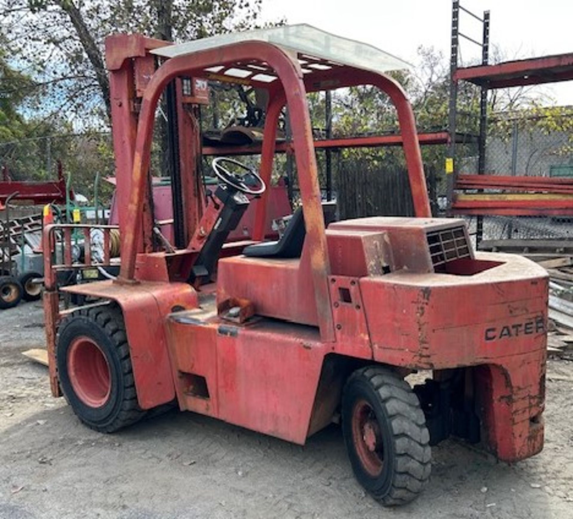 CAT V80E Gas Powered Fork Lift