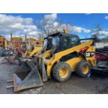 2015 Cat 262D Skid Steer Loader with Bucket & Forks