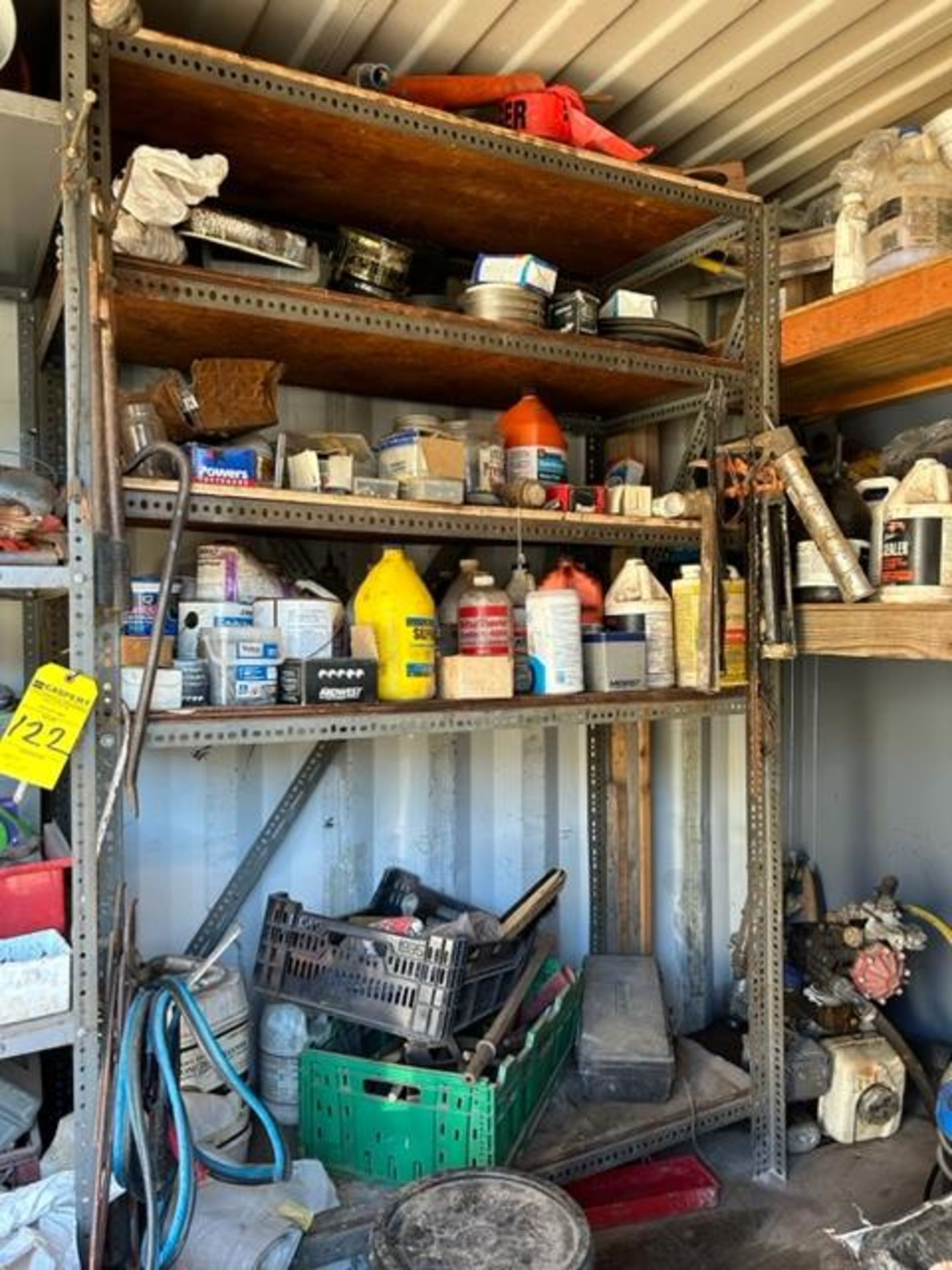 LOT - Contents of shed consisting of: Asphalt, Cement, Tools, Supplies, etc. - Image 2 of 7