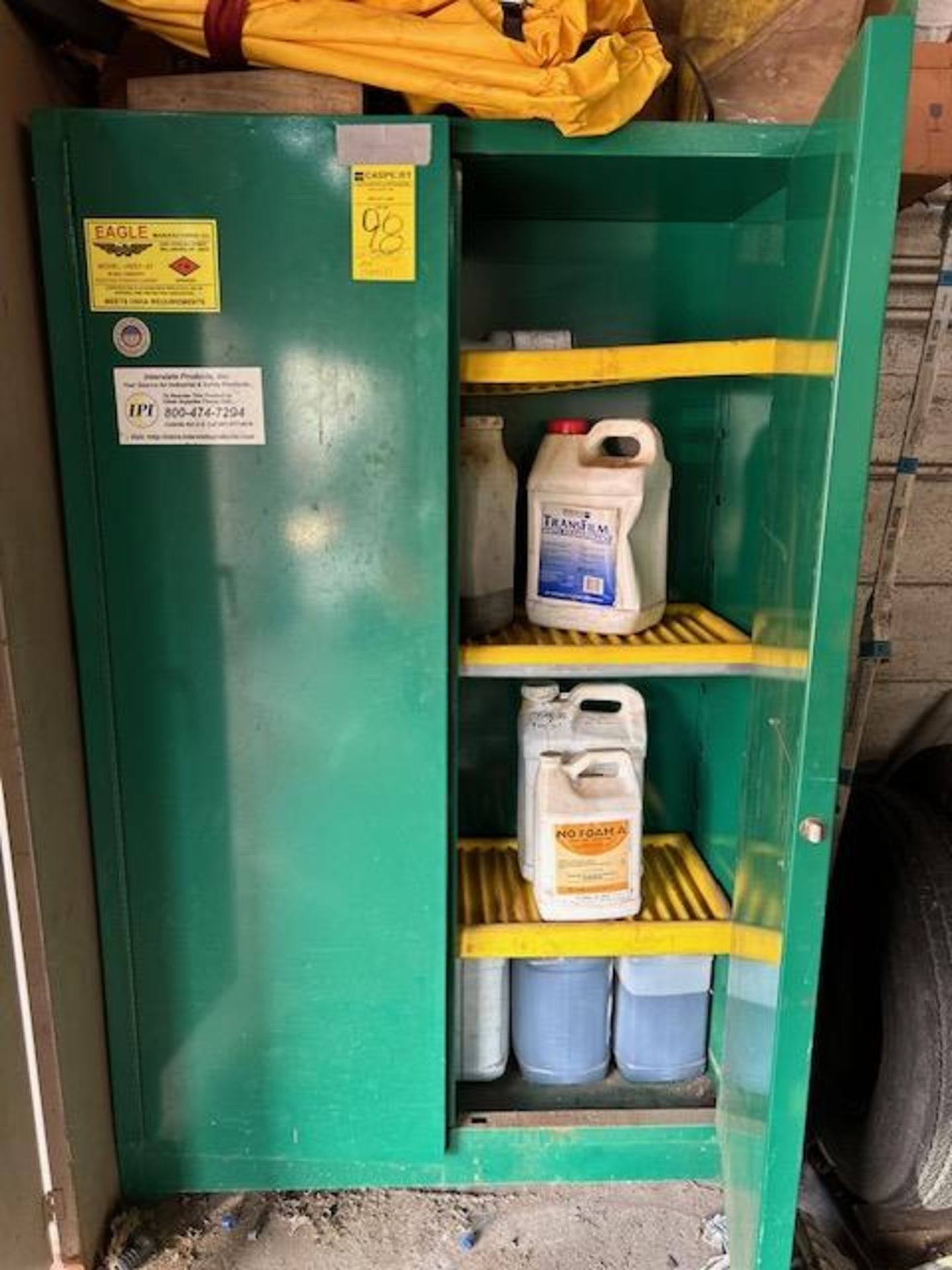 LOT - Cabinet with Assorted Chemicals