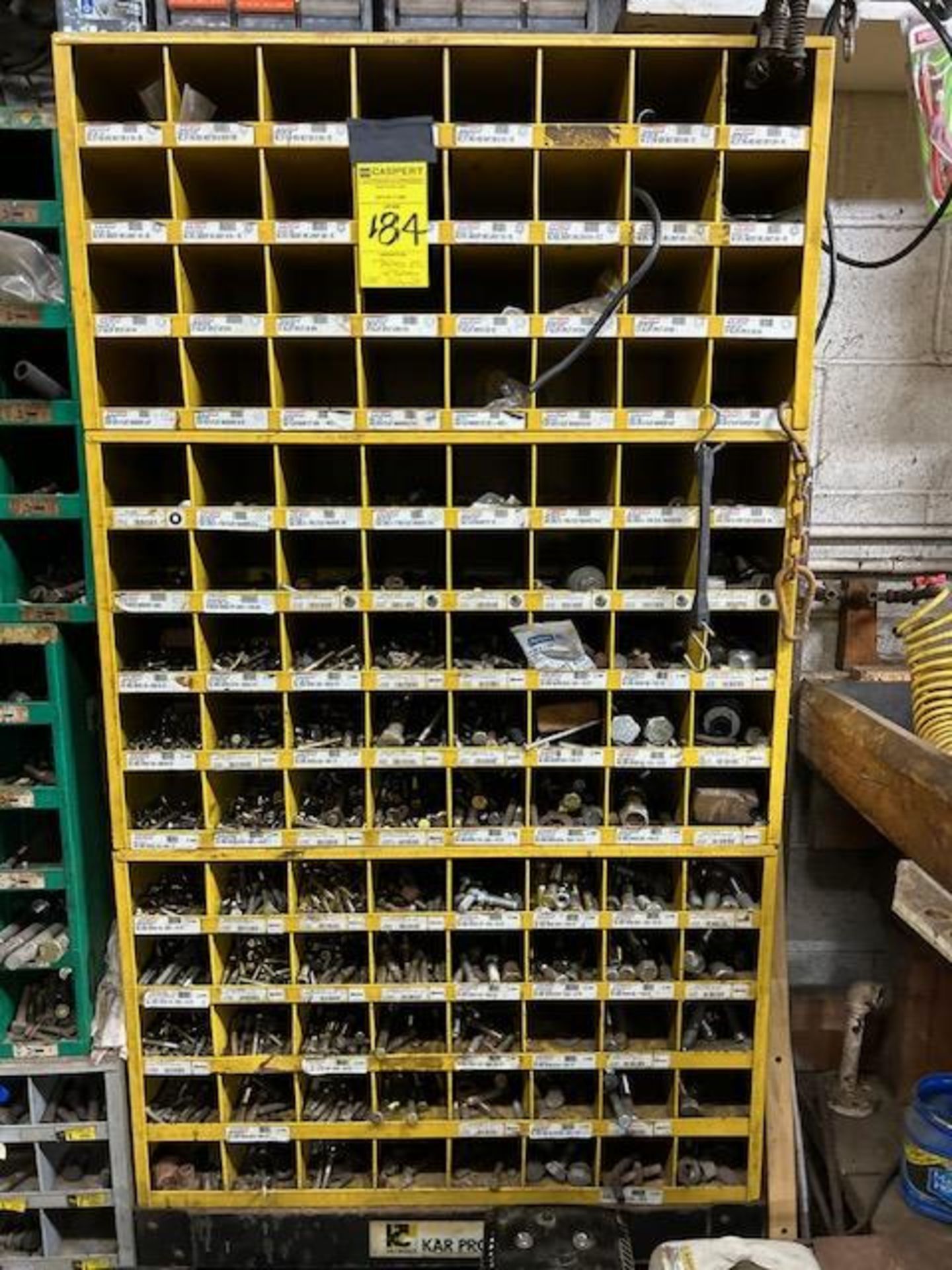 LOT - Bolts, Etc. in Yellow Cabinet