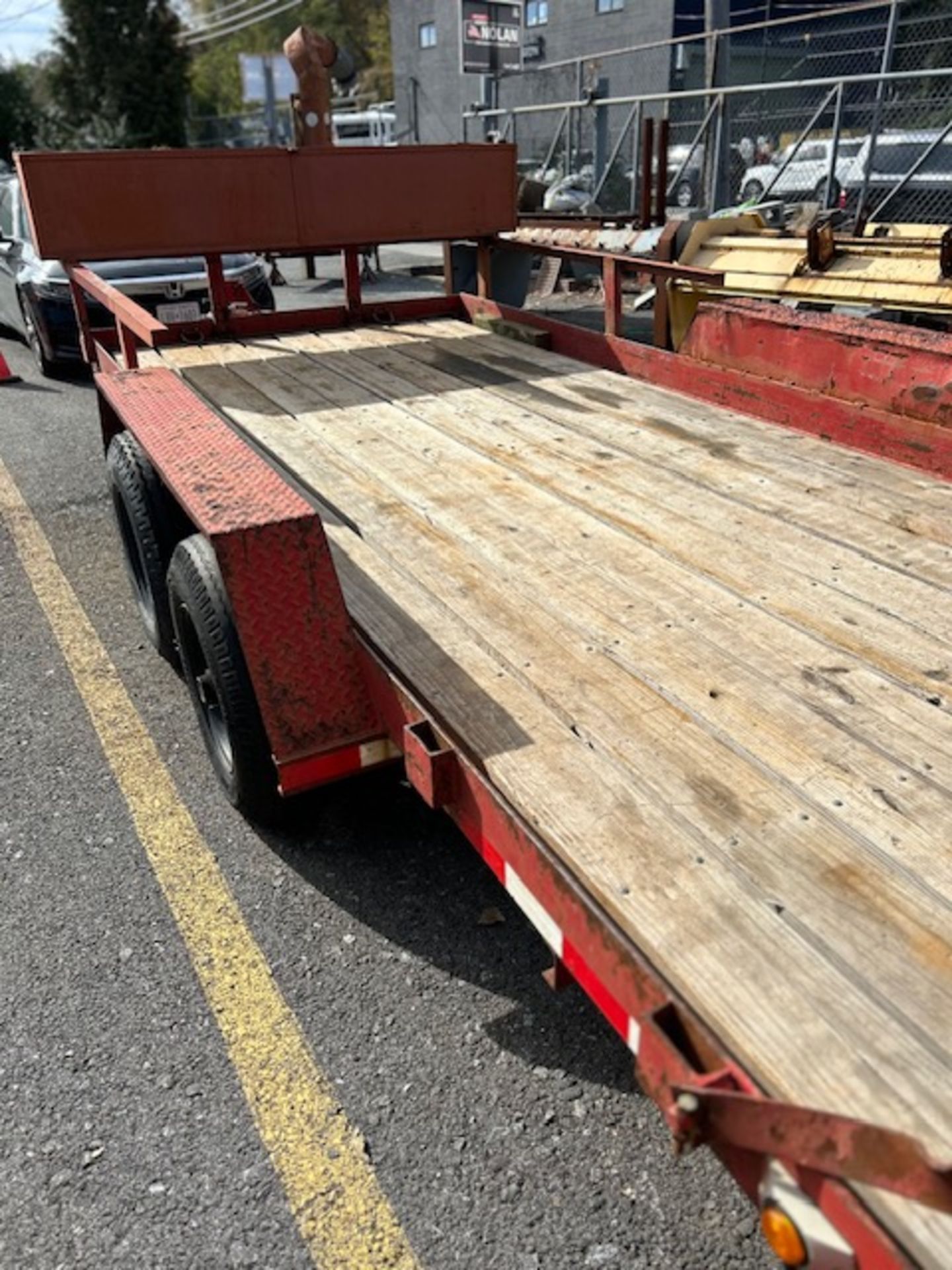 2001 Trailer King Dual Axle Trailer with Ramps, 6-1/2' x 16', M: 5HD16, 10,000 Lb. Capacity - Image 4 of 6