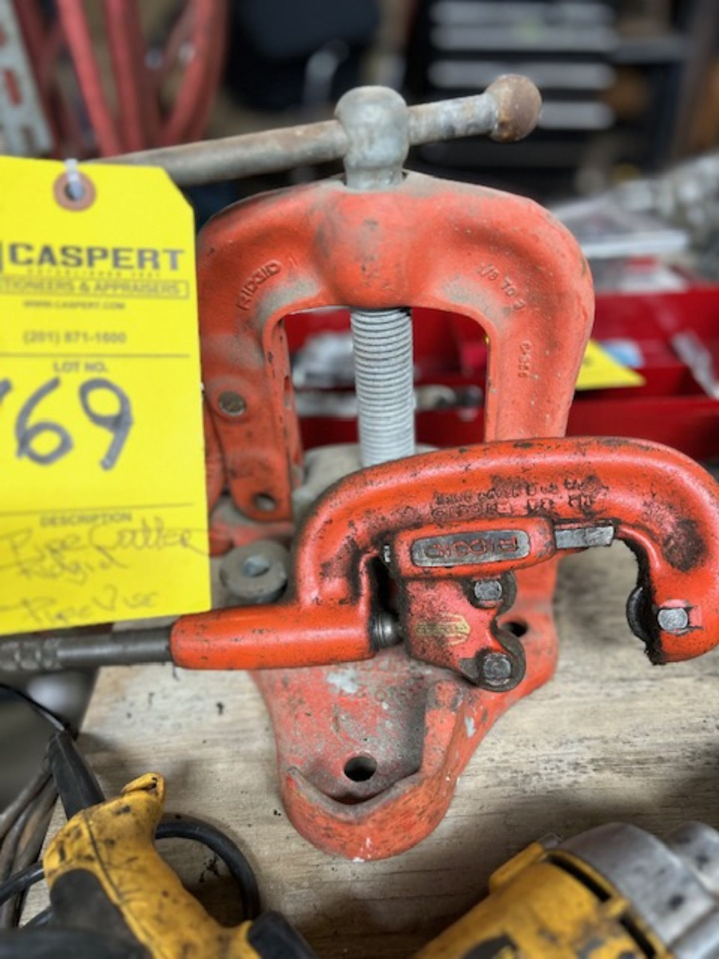 Pipe Cutter Ridgid Pipe Vise