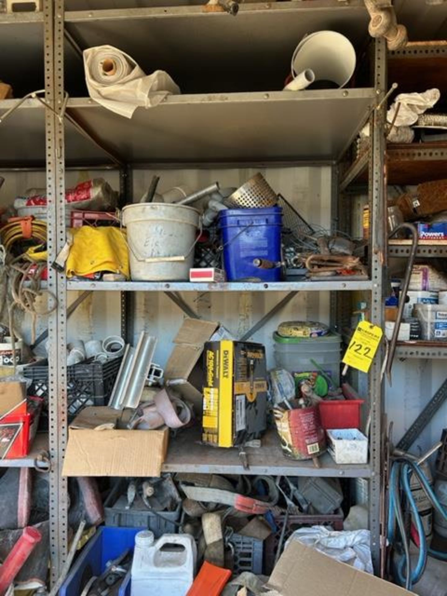 LOT - Contents of shed consisting of: Asphalt, Cement, Tools, Supplies, etc. - Image 3 of 7