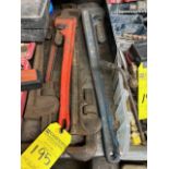 LOT - (6) Pipe Wrenches up to 36"