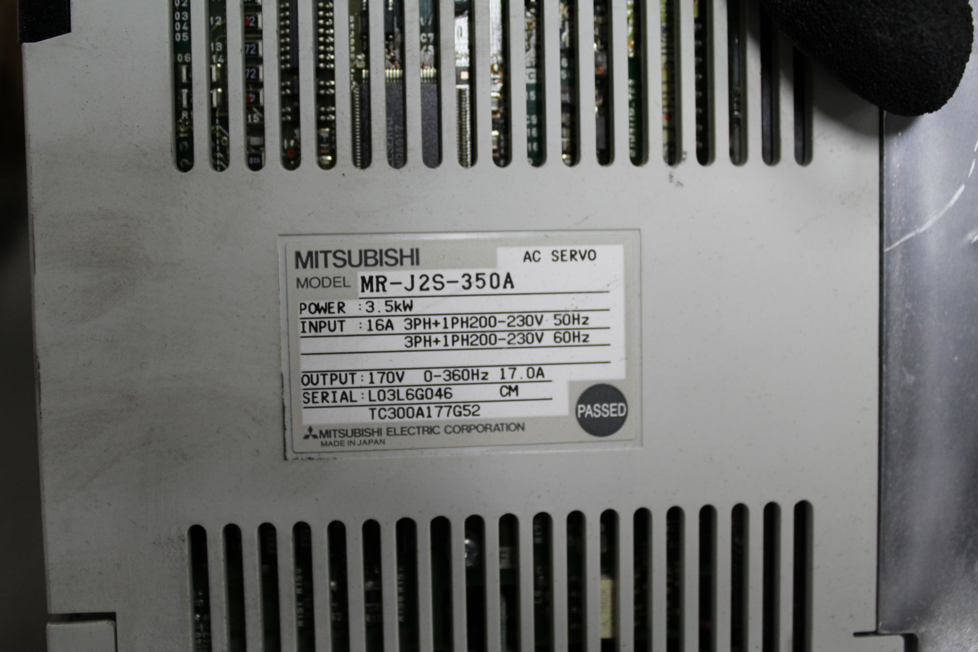 (2) MITSUBISHI MELSERVO MR-JS2-350A; (1) TDK LAMBDA UP120-3.6; (1) LAMBDA MODEL JFS075024 - Image 2 of 3