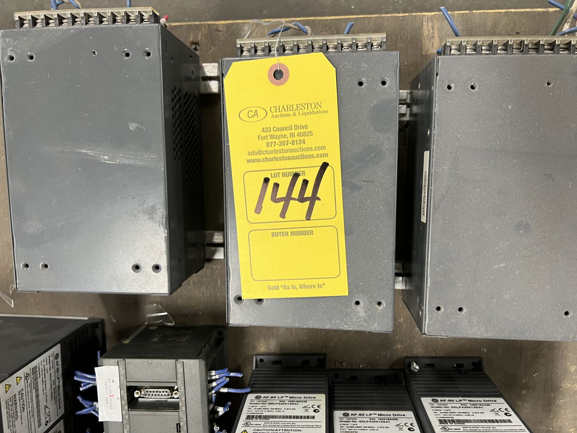 PALLET OF: (2) LAMBDA LMS-8120 POWER SUPPLY; (3) TDK LAMBDA JWS300-24 POWER SUPPLY; (5) GE AF-60