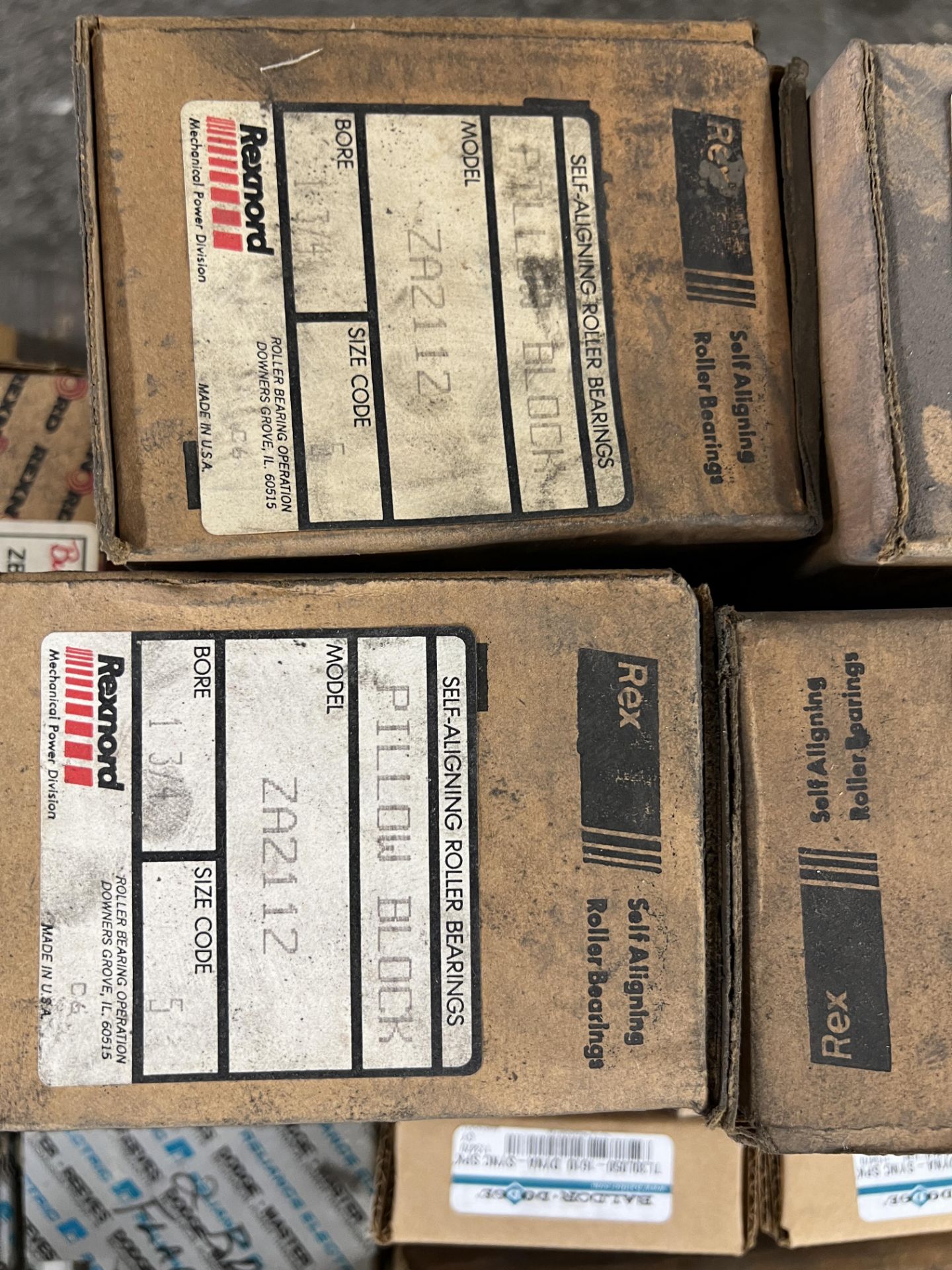 PALLET WITH DODGE FMC IPTCI AND REX BEARINGS - Image 4 of 13