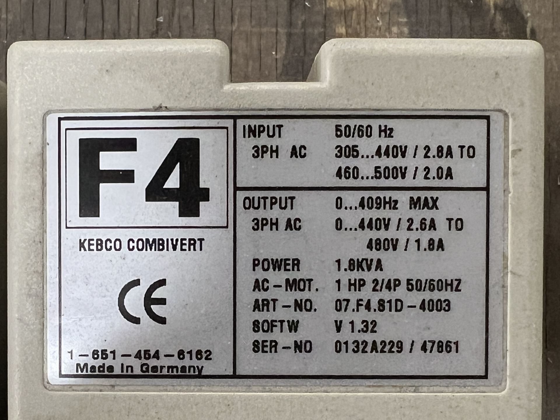 (2) KEB COMBIVERT E167544 DRIVE - Image 2 of 2