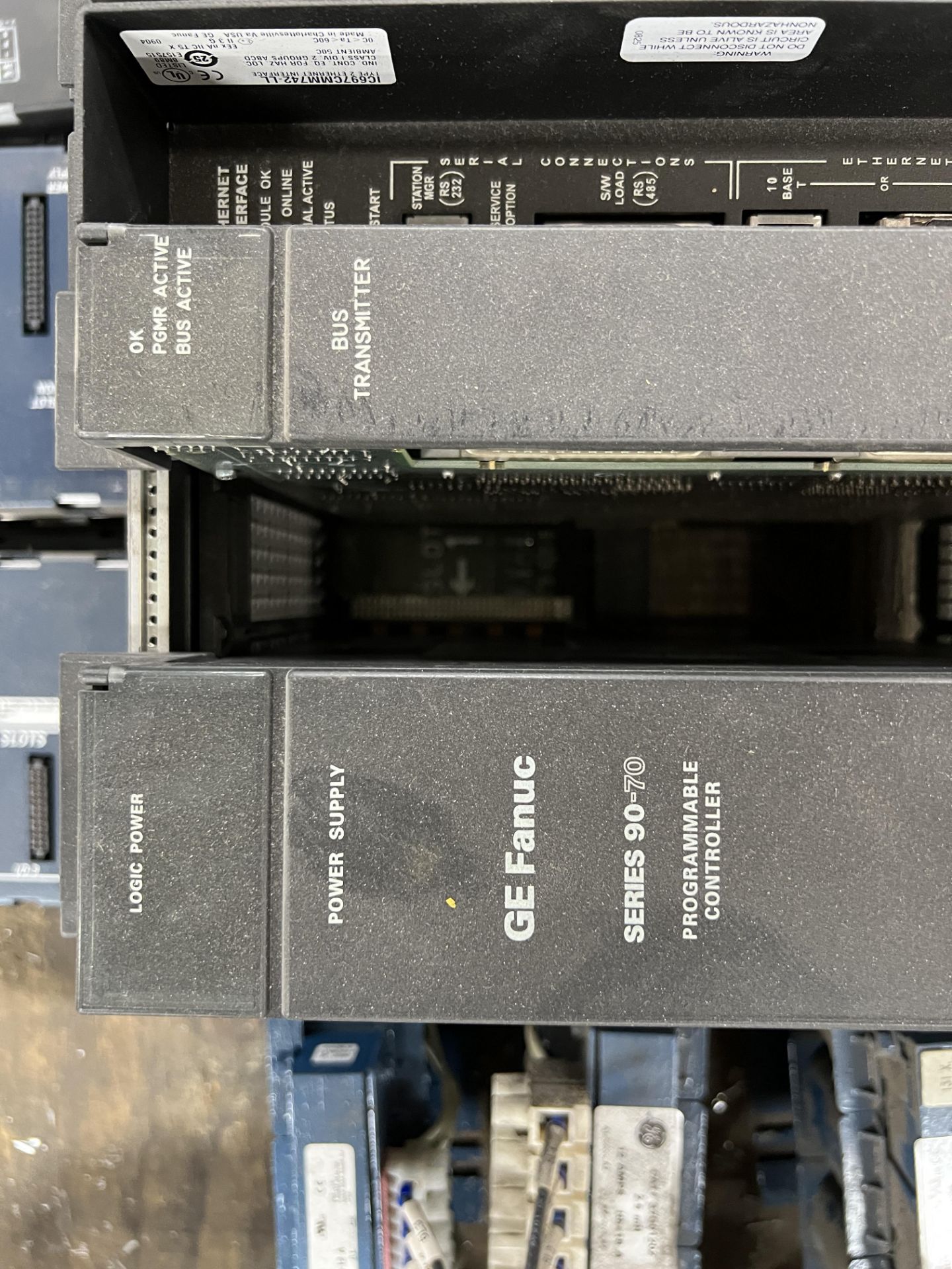 PALLET OF (6) GE FANUC SERIES 90-30 PROGRAMMABLE CONTROLLER; (1) GE FANUC 90-70 PROGRAMMABLE - Image 2 of 3