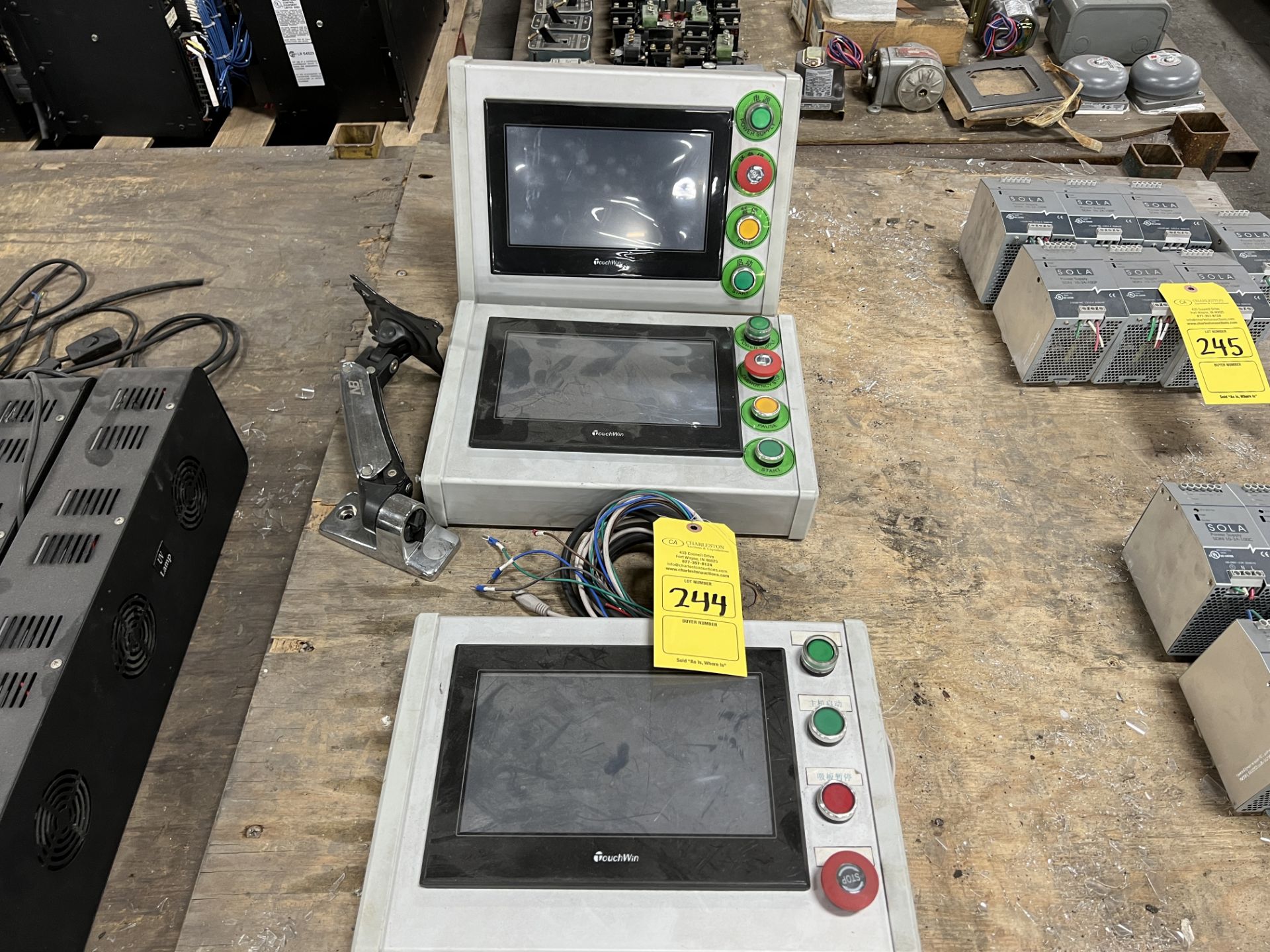 (3) TOUCHWIN CONTROL PANELS