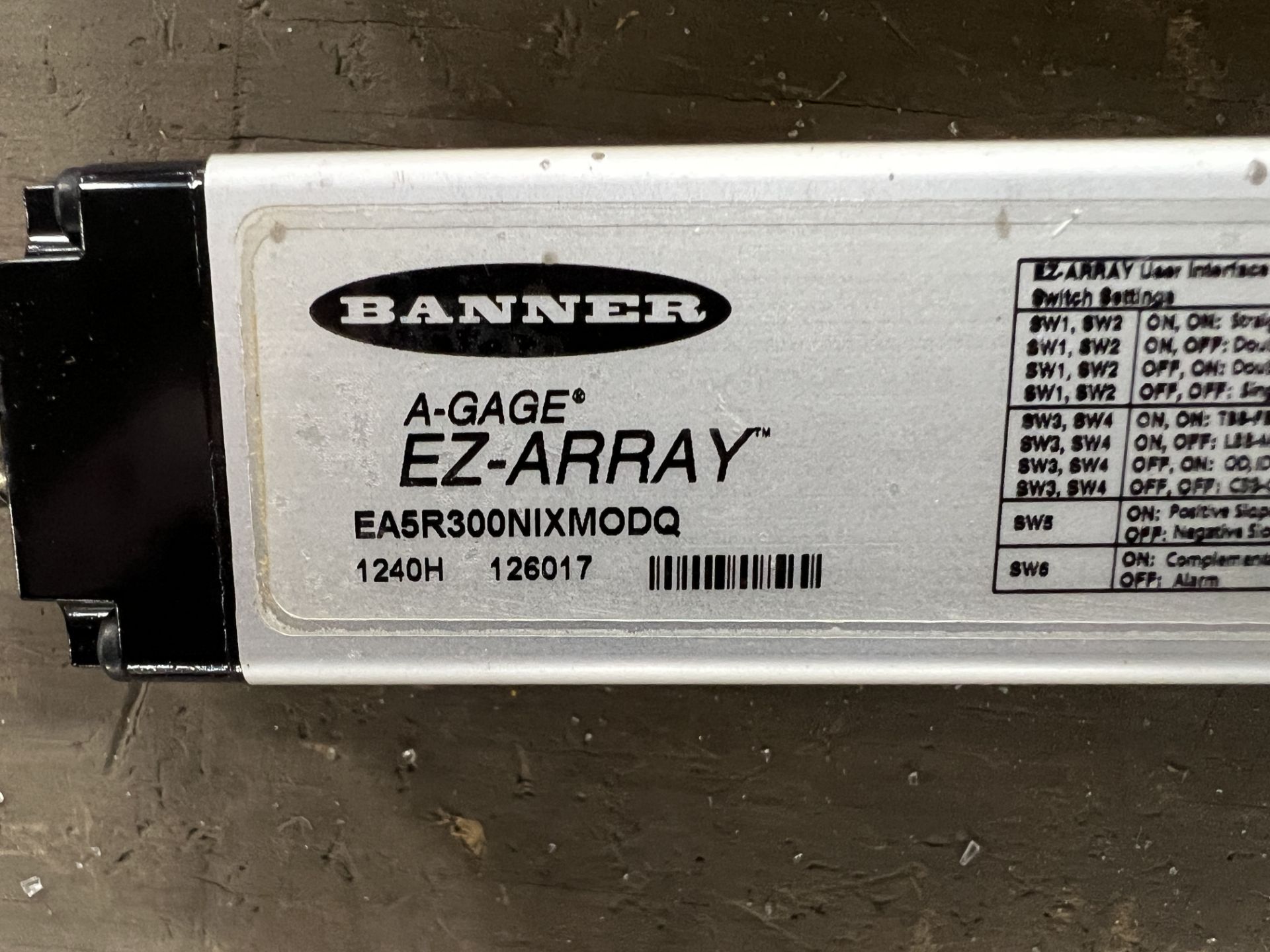 (2) ALLEN-BRADLEY GUARD MASTER 440L-R4J0320YD; (2) BANNER EZSCREEN SLSR14-300Q8; (1) BANNER EZ-ARRAY - Image 6 of 6