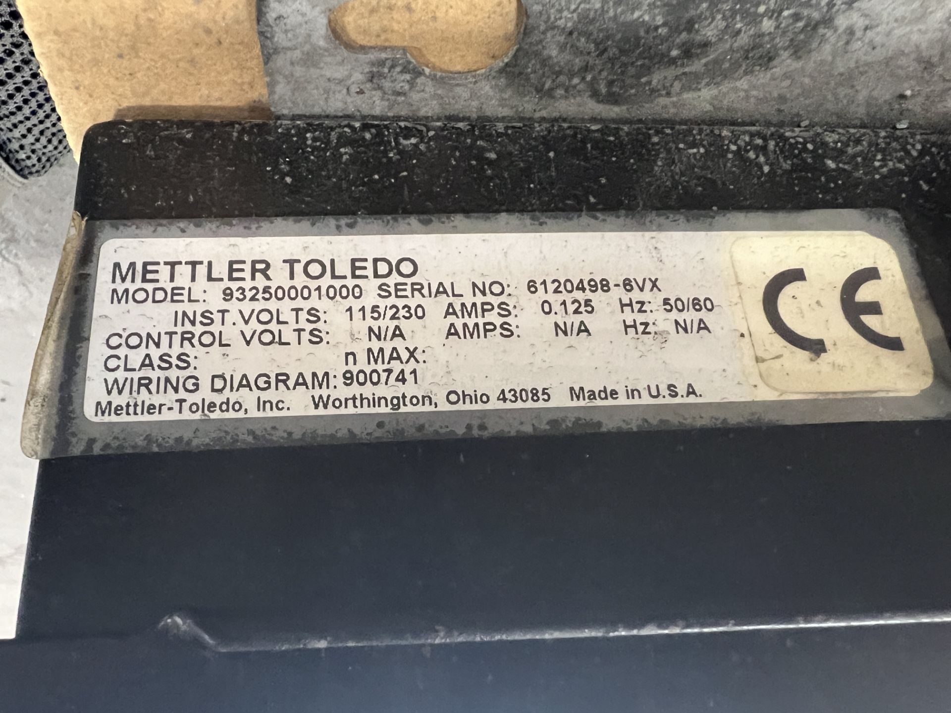 METTLER TOLEDO SCALE; METTLER TOLEDO 8141 POWER SUPPLY; BUCHLER SOMET LOW SPEED SAW AND TURCK CABLE - Image 4 of 5