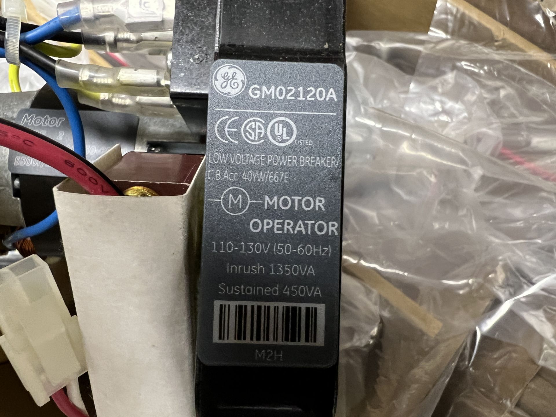 (29) GE GM02120A MOTOR OPERATOR - Image 2 of 2