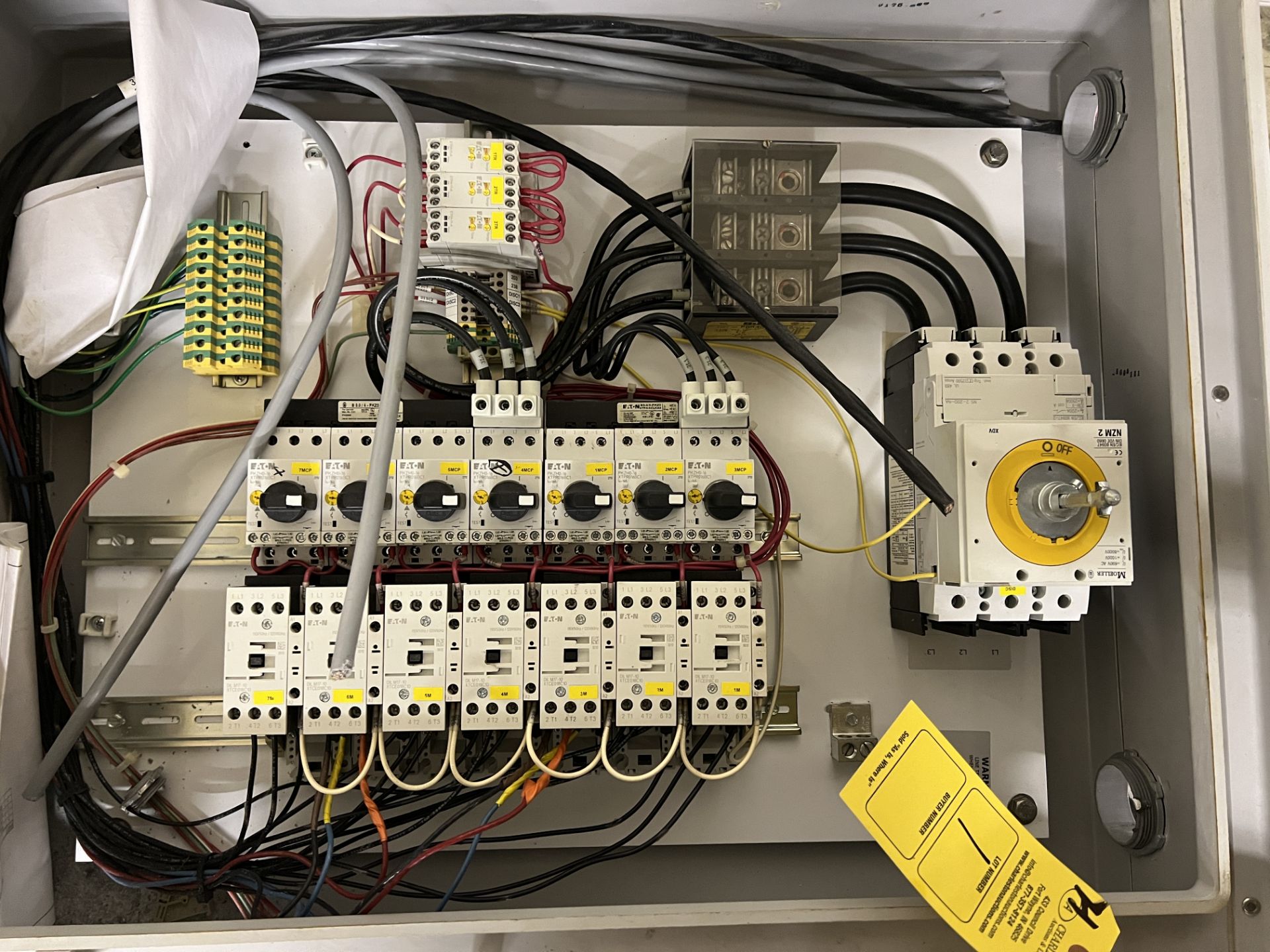 (2) CONTROL CABINETS INCLUDING TERMINALS AND SWITCHES - Image 2 of 3