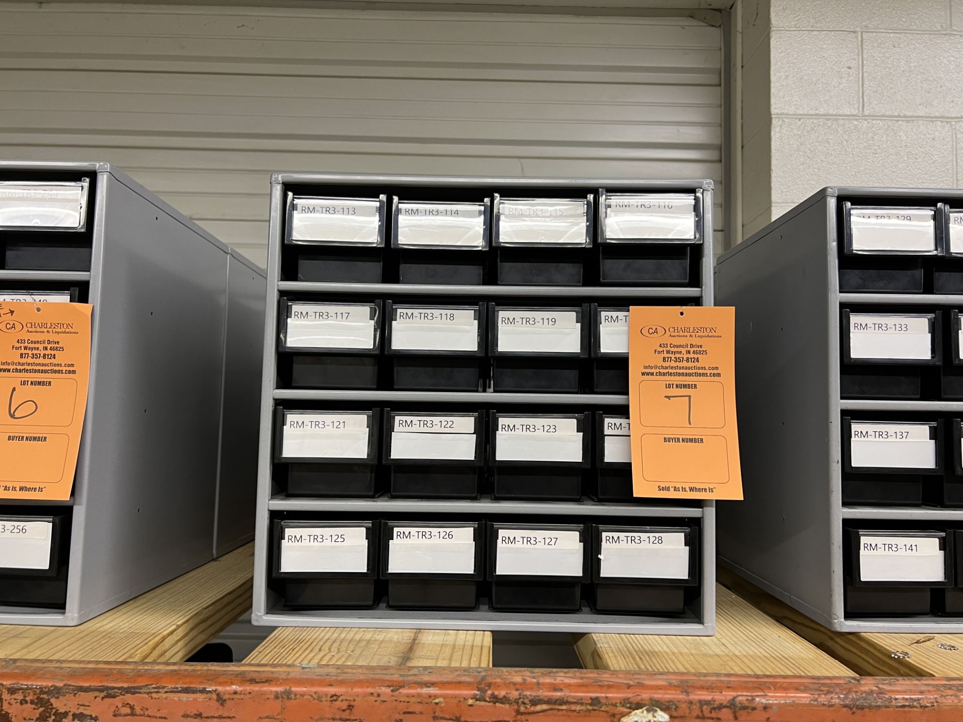 (3) HARDWARE STORAGE CABINETS