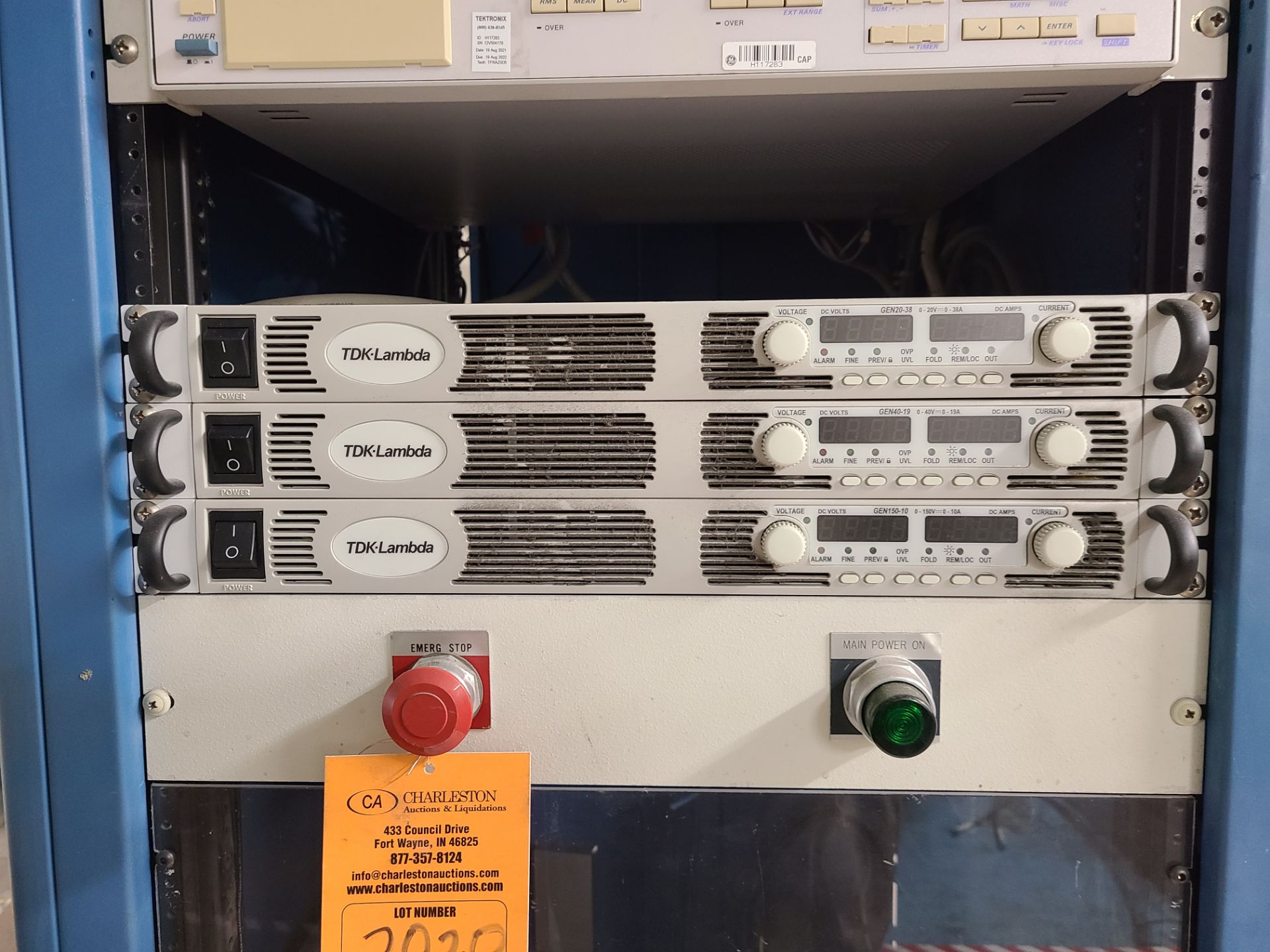 PHOTOMETRY CONTROL CABINET WITH (1) YOKOGAWA 1010 DIGITAL POWER METER; (3) TDK LAMBDA POWER SUPPLY - Image 3 of 3