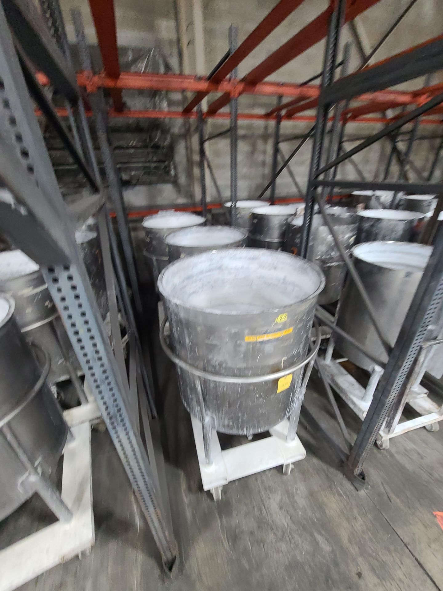 (4) STAINLESS STEEL MIXING TANKS 100-125 GALLON - Image 2 of 2
