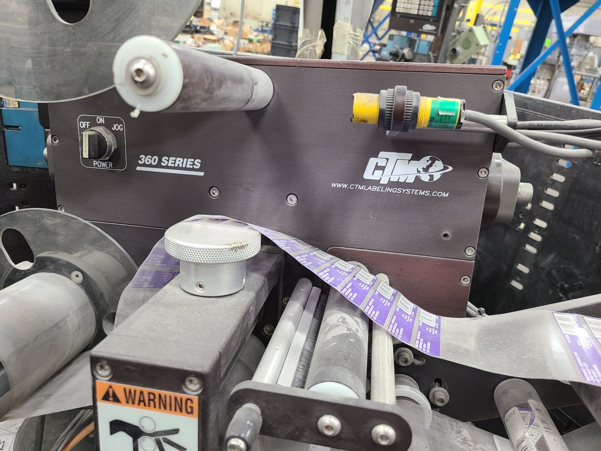 (2) CTM INTEGRATION 360 SERIES LABELER SERIAL # 360-4645-1112 RATE 90 PSI / 10 CFM - Image 2 of 2