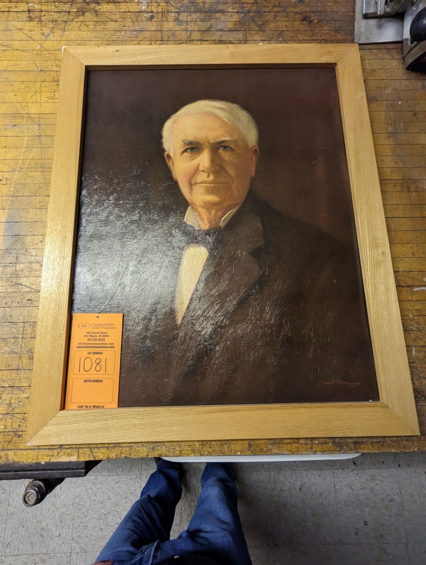 PAINTING OF THOMAS EDISON