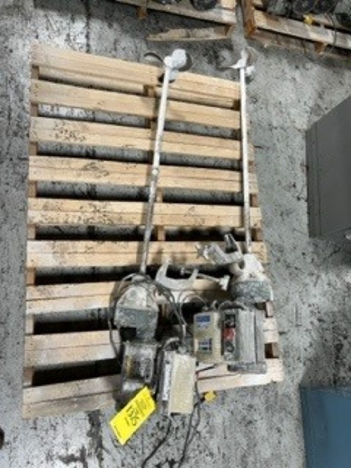 PALLET WITH (2) SMVECTOR 1/3 HP MIXERS