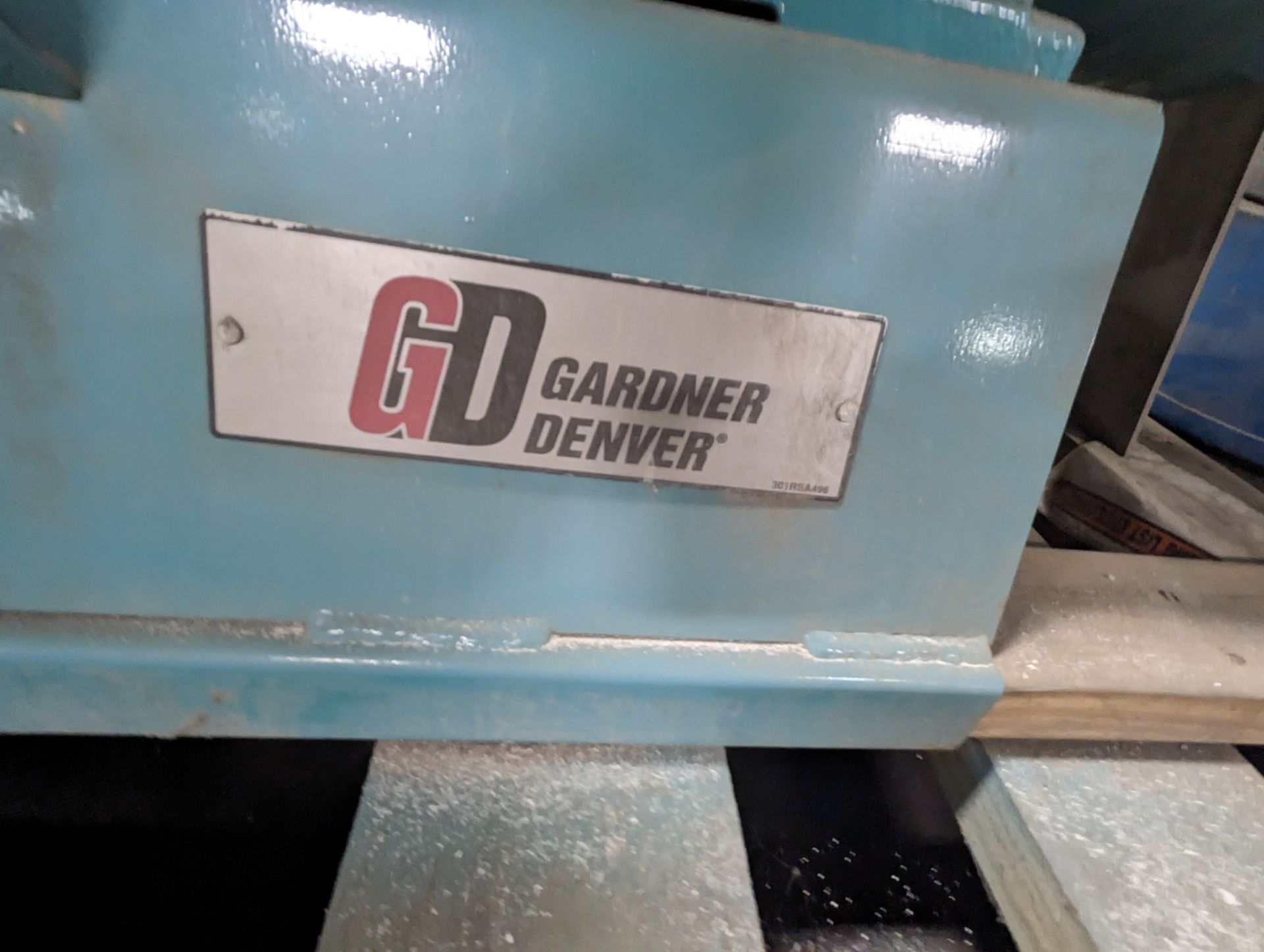 GARDNER DENVER 25 HP BLOWER MODEL # PST-330-25 SERIAL # P014569 - Image 2 of 4