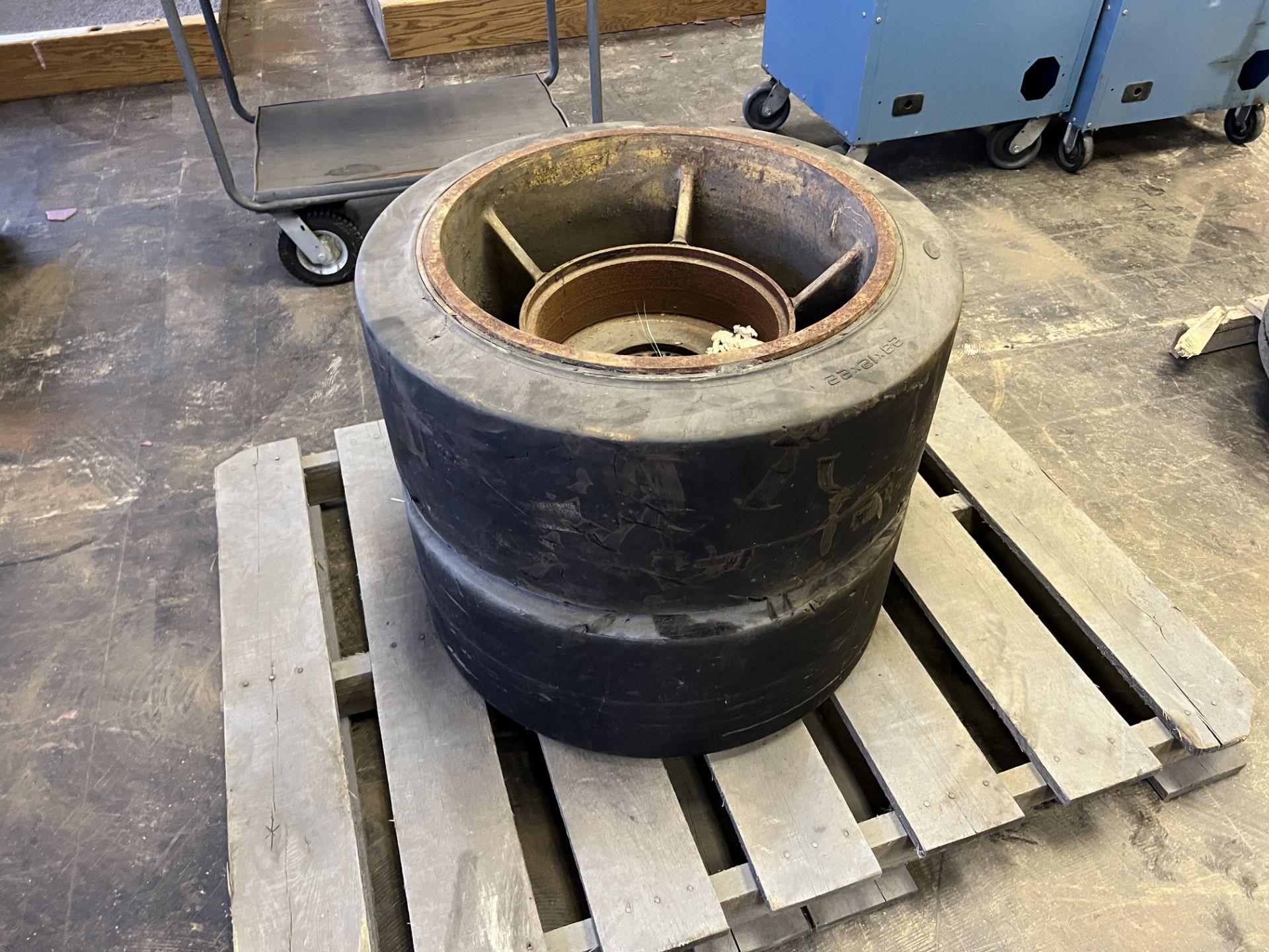 (2) LARGE INDUSTRIAL TIRES