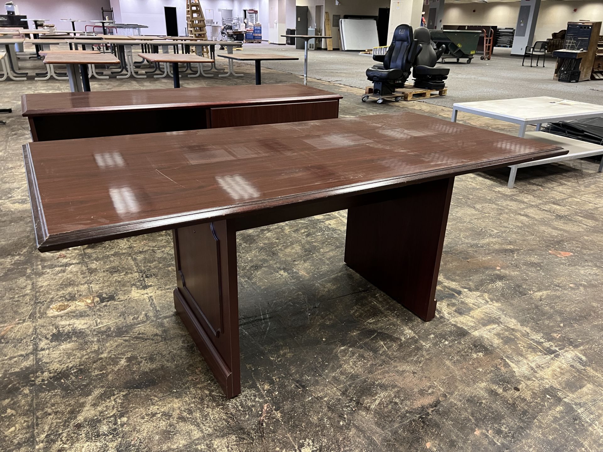 CONFERENCE TABLE AND OFFICE DESK - Image 3 of 3