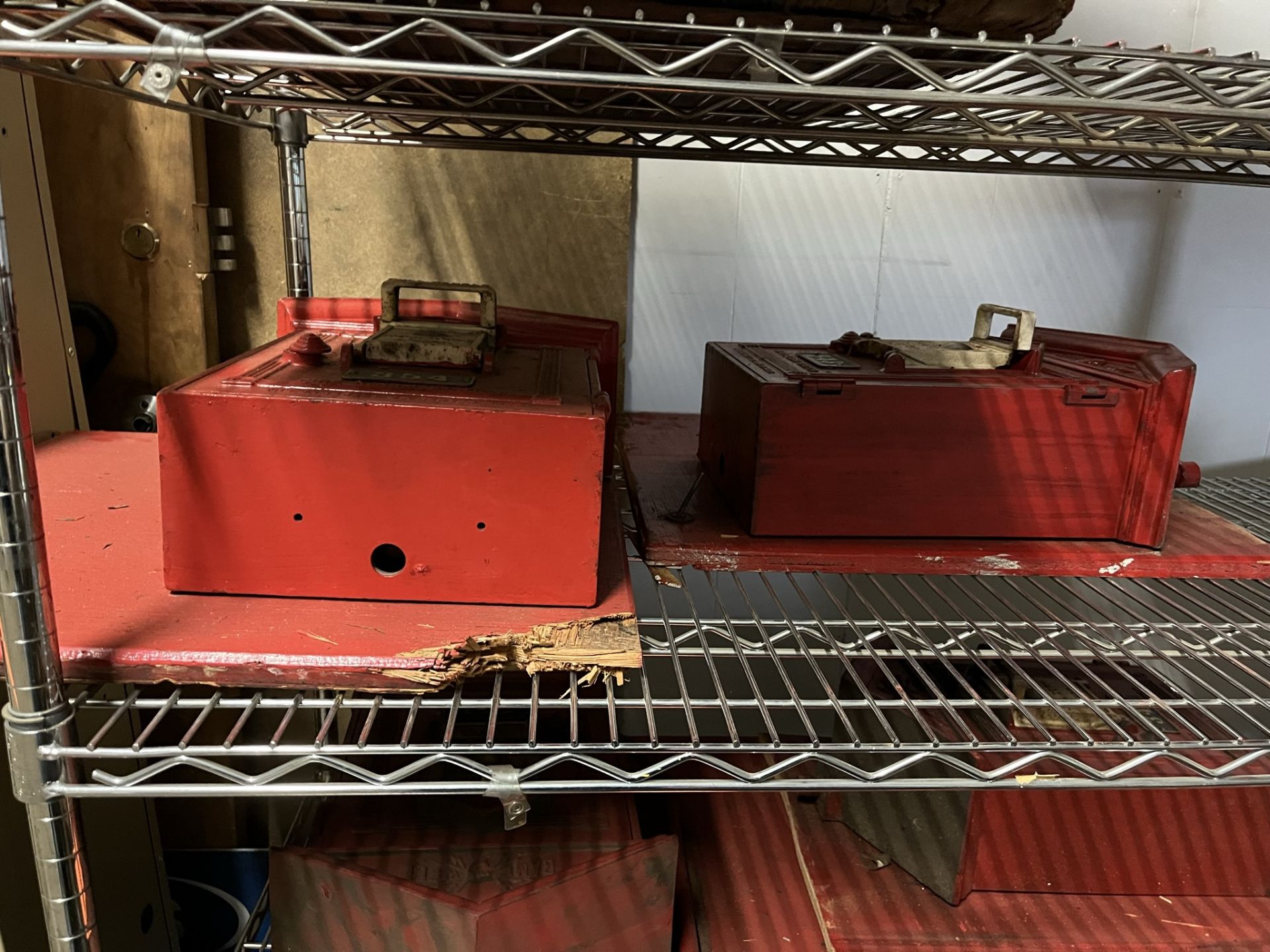 (2) VINTAGE FIRE ALARM STATION BOXES