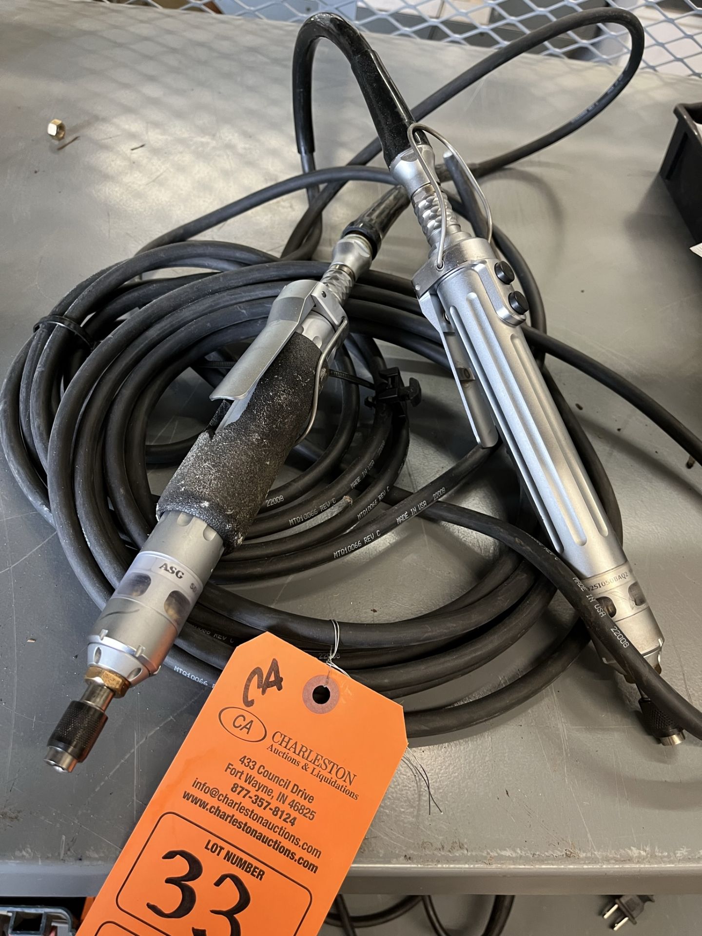 (2) ASG INDUSTRIAL ELECTRIC SCREWDRIVERS MODEL # SD2500-50PL - Image 3 of 4