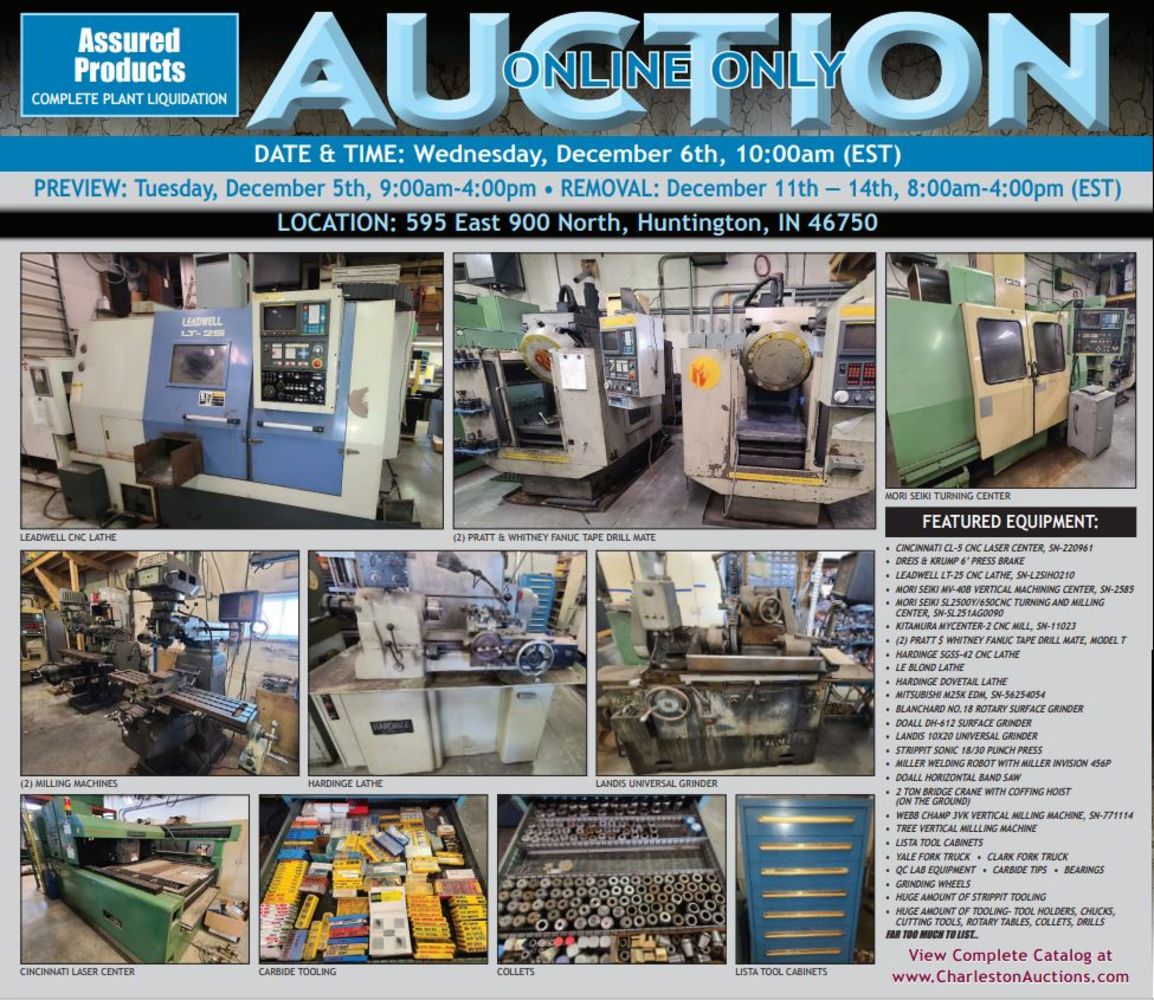 Assured Products: Complete Plant Liquidation
