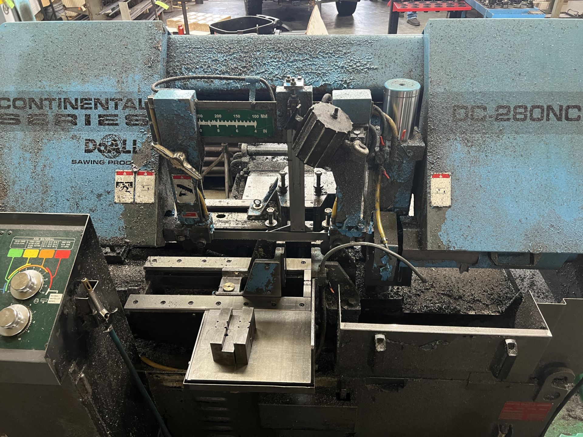 DOALL CONTINENTAL DC-280NC BANDSAW SERIAL # 0300417 - Image 6 of 8