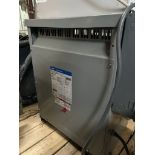 EATON/CUTLER-HAMMER DRY TYPE DISTRIBUTION TRANSFORMER WITH SQUARE D SAFETY SWITCH; 3-PHASE;