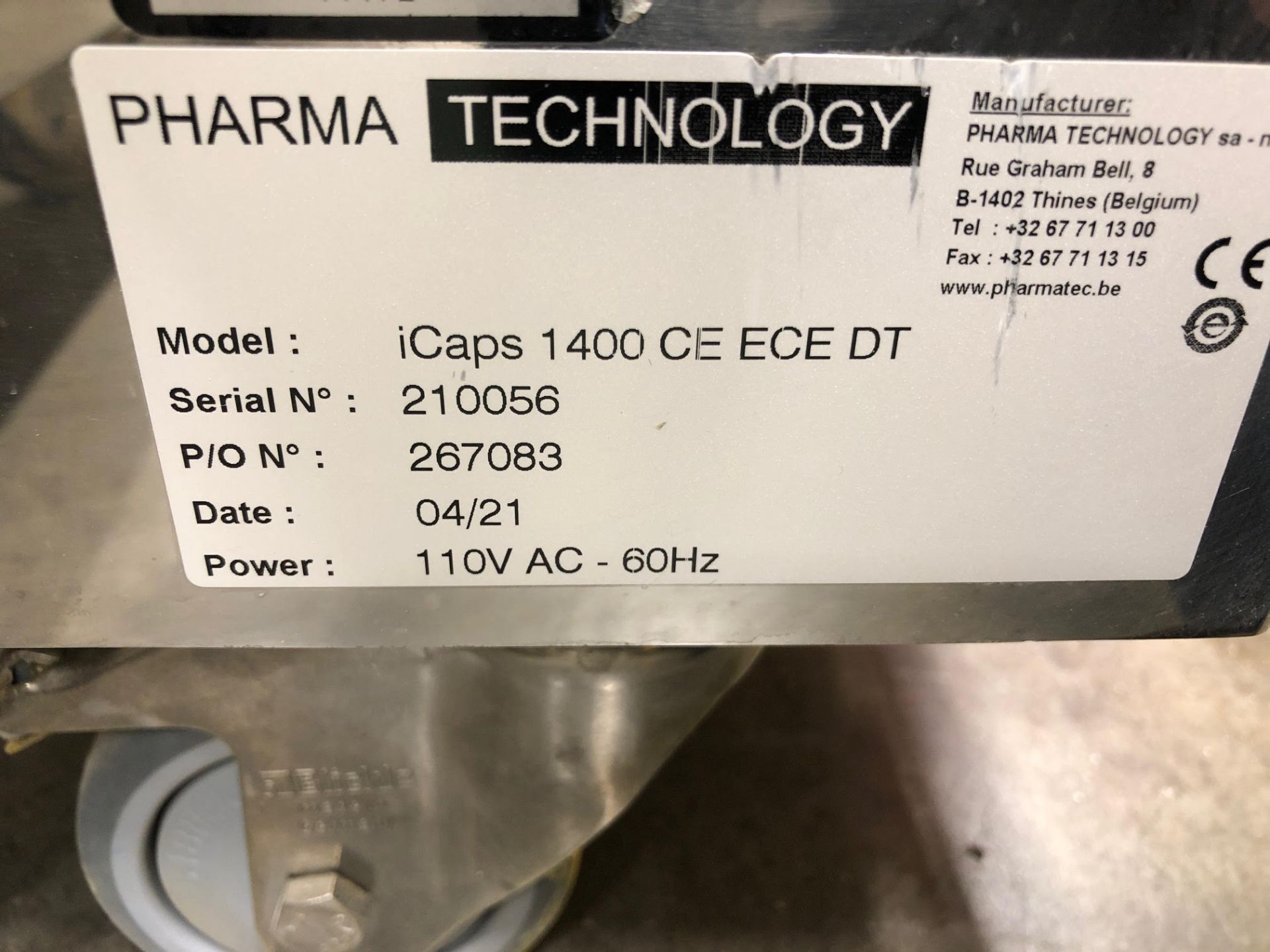 New! Pharma Technologies Vertical 5 Model iCaps 1400 CE ECE DT Capsule Polisher w/ Metal Check - Image 5 of 28