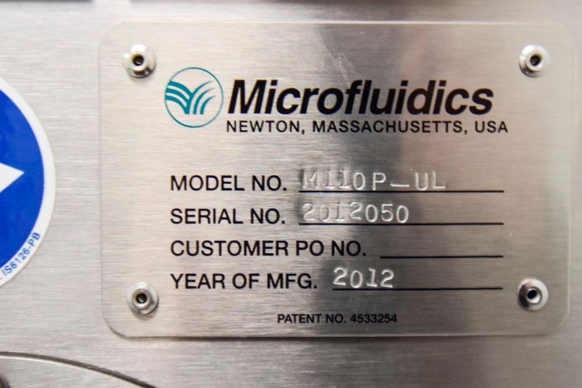 M110P Microfluidizer® Laboratory Homogenizer - Image 7 of 10