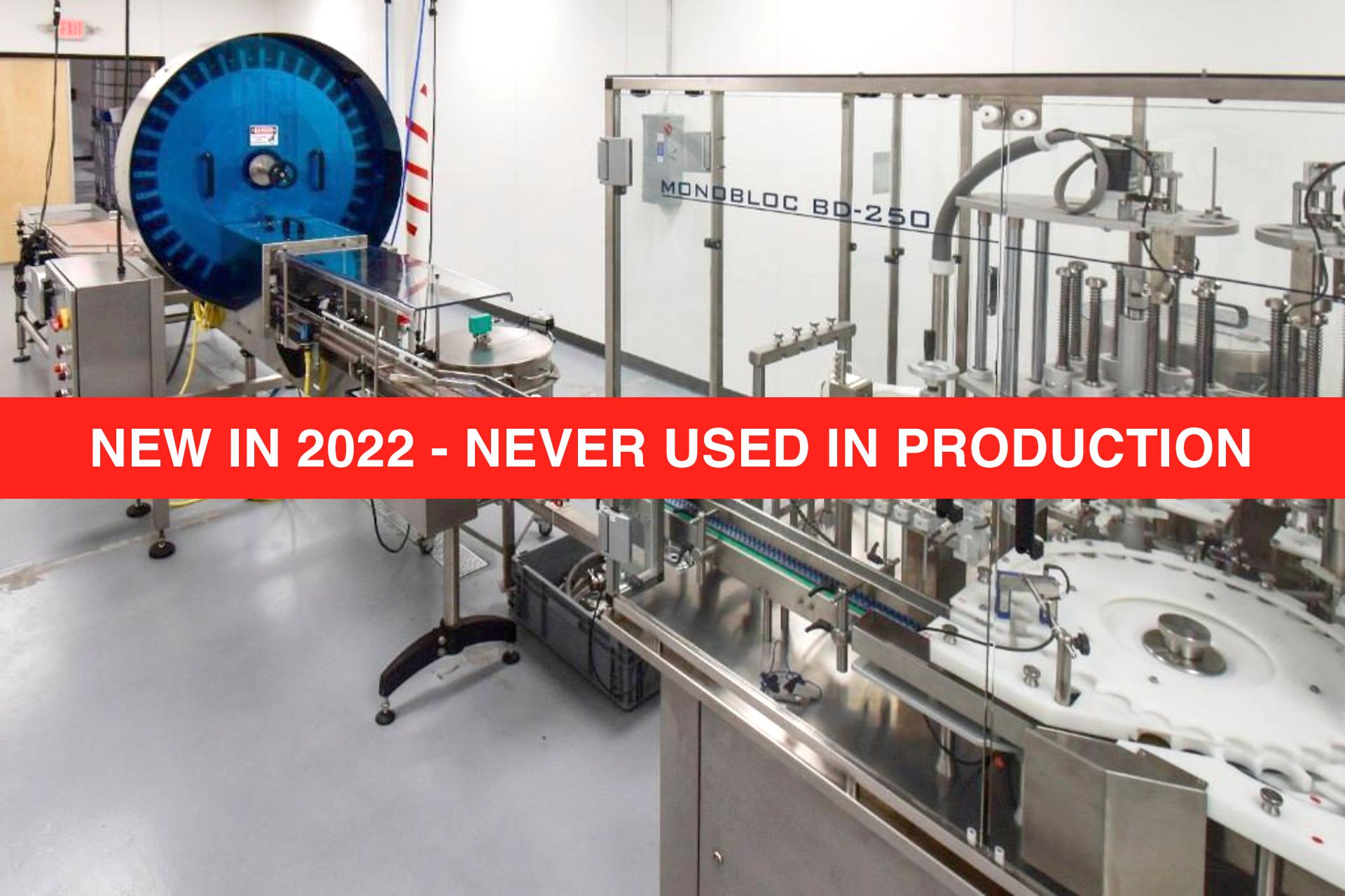 BellatRx BD-250 Double Pitch Filling & Capping Monobloc Line New 2022!
