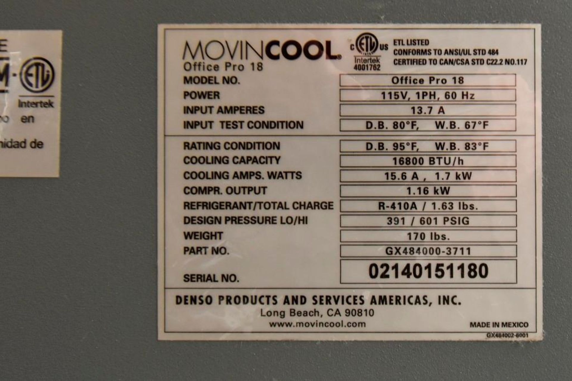 Movin-Cool AC - Image 5 of 5