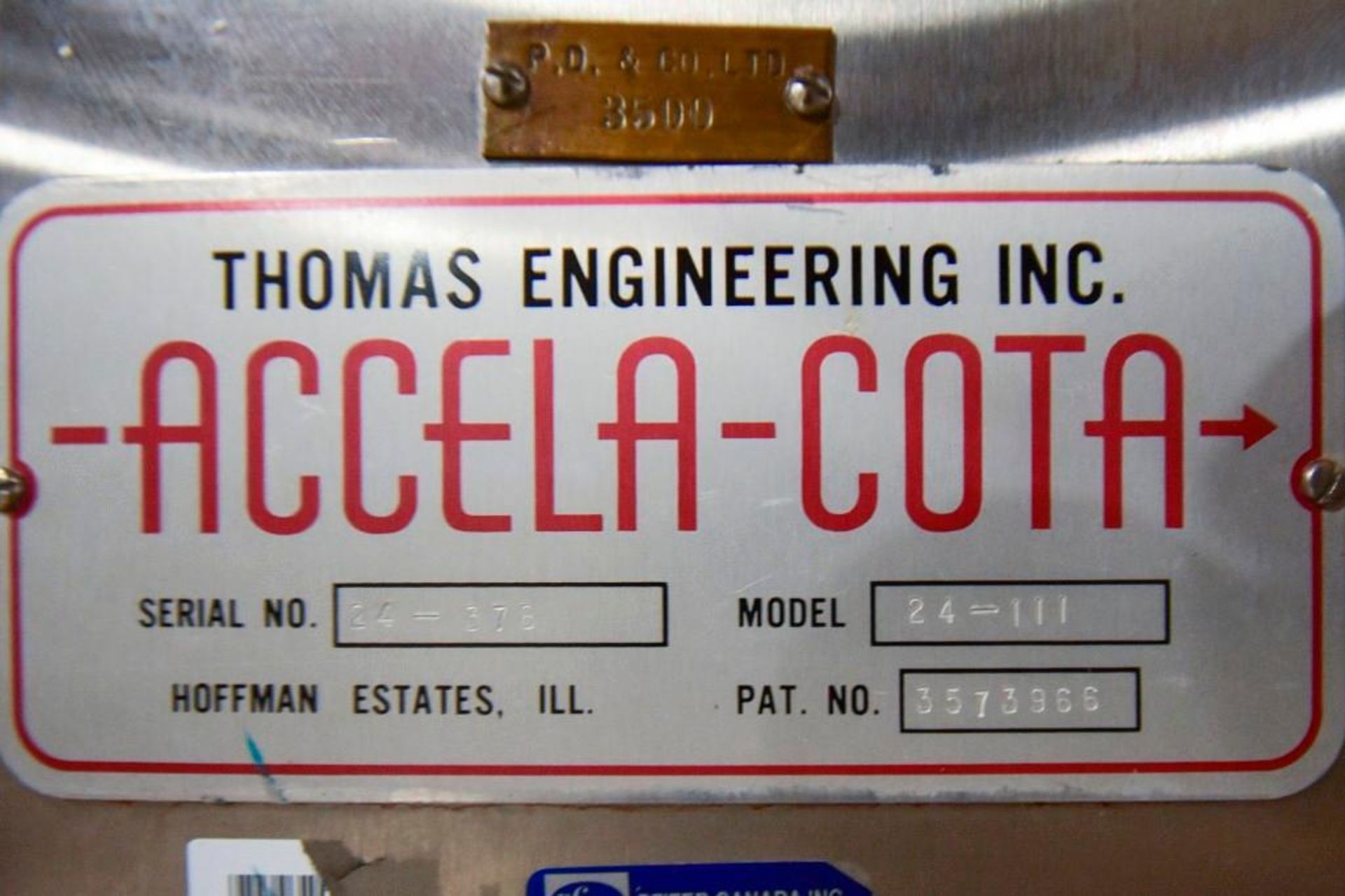 Accela Cota Coating Pan Model 24 - 111 - Image 7 of 7