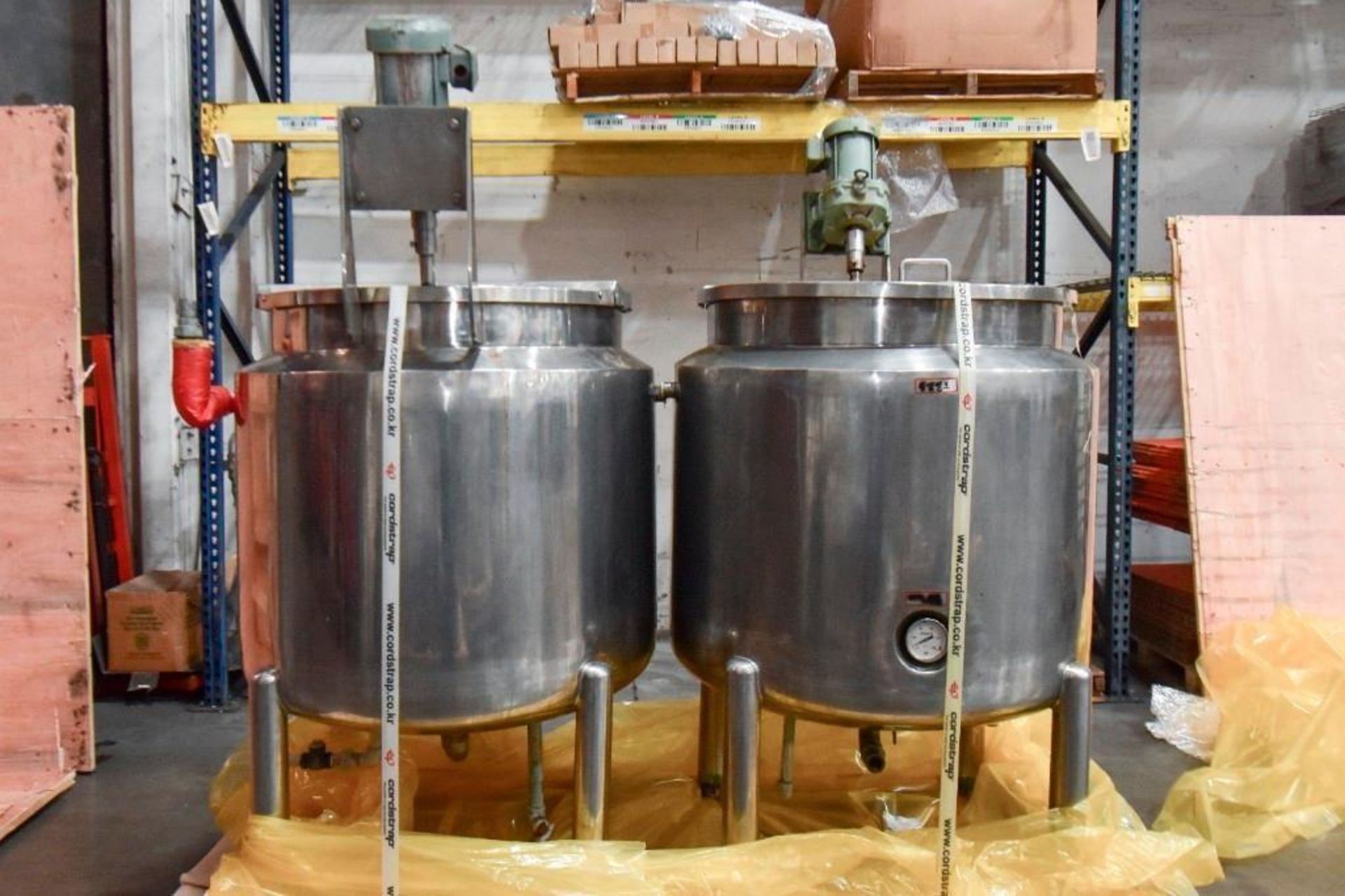 Stainless Steel Mixing Tank With Agitator