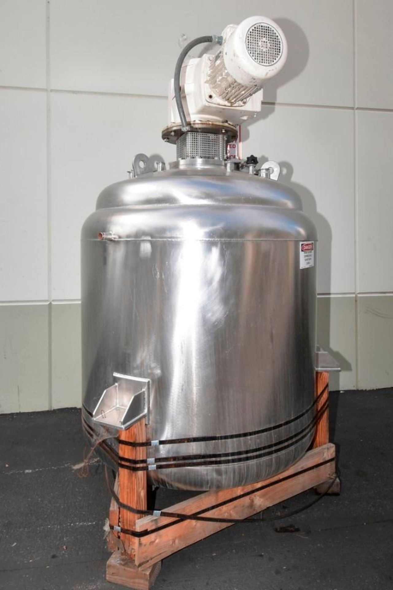 Bowa Jacketed Mixing Tank 1600L Cap - Image 3 of 9