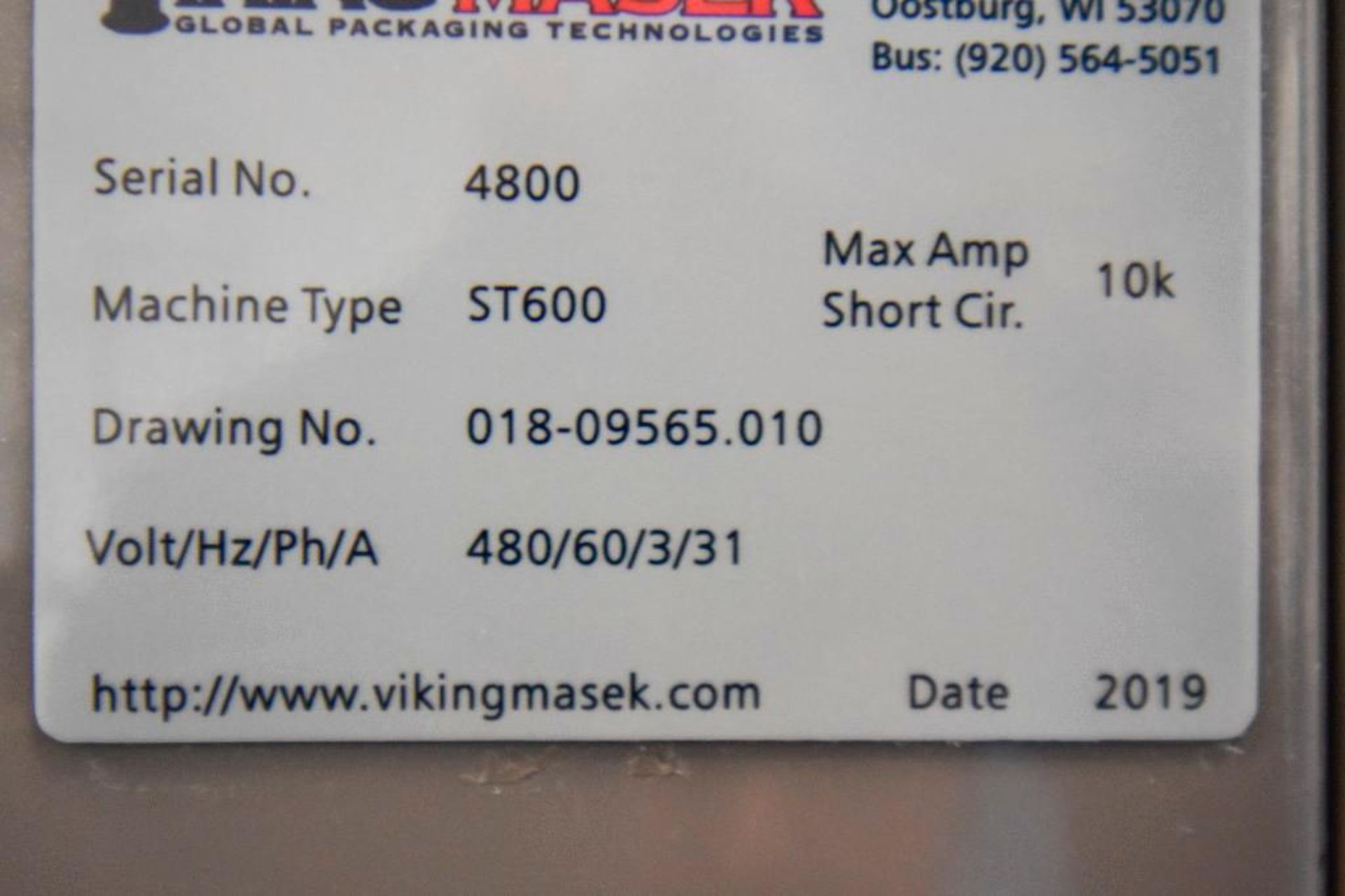 10 Lane Viking Stick Pack Machine ST600 Less than 200 hours!! - Image 24 of 38