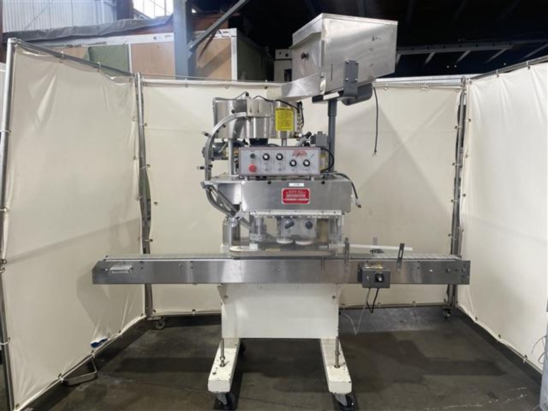 Kaps-All Model E Capper w/ Feeder